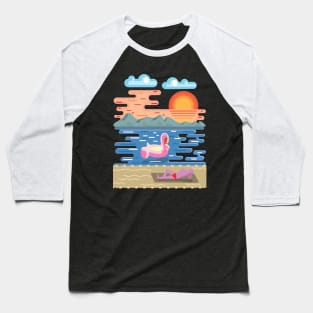 Sunbathing and enjoy the vacation Baseball T-Shirt